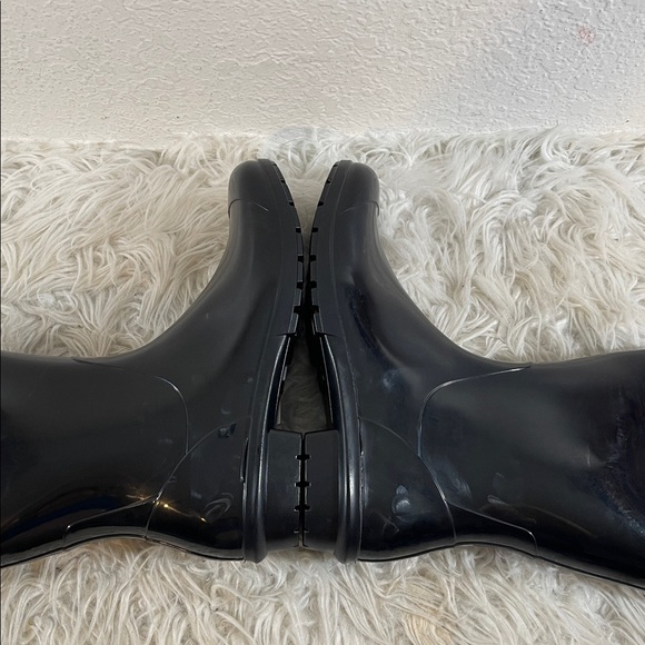 UGG Sienna Rain Boot Waterproof Black High-Gloss Finish Size 11 NEW - Picture 9 of 16